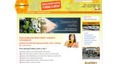 Desktop Screenshot of kvetiny-kaplan.cz
